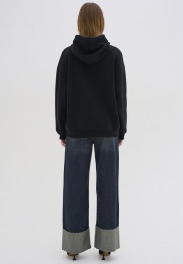 Пуловер с капюшоном