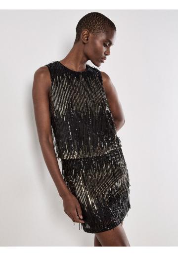 Блузка без рукавов