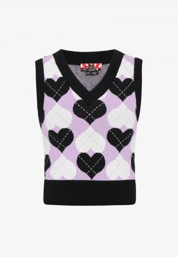 Пуловер без рукавов