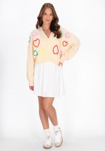 Жаккардовая вязаная кофта