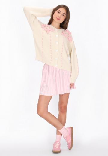 Жаккардовая вязаная кофта