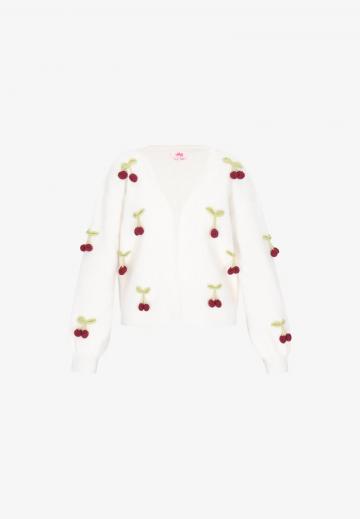 Жаккардовая вязаная кофта