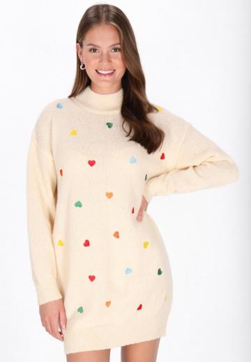 Вязаное платье