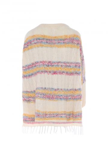 Пуловер в полоску