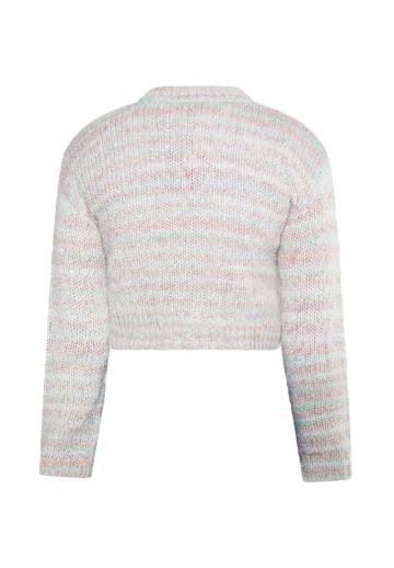 Пуловер в полоску