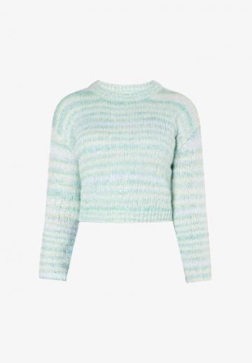 Пуловер в полоску