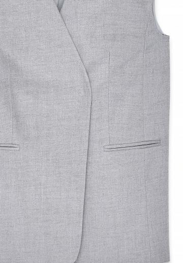 Длинный жилет