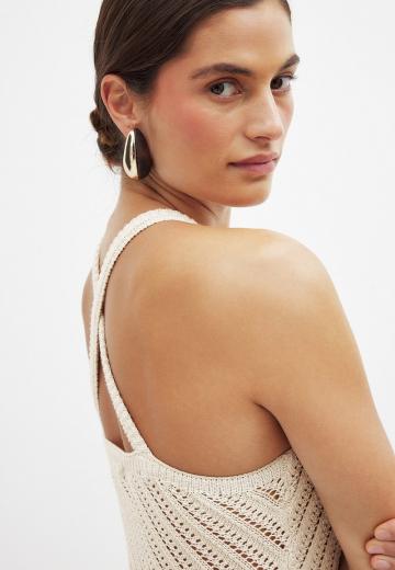 Вязаное платье