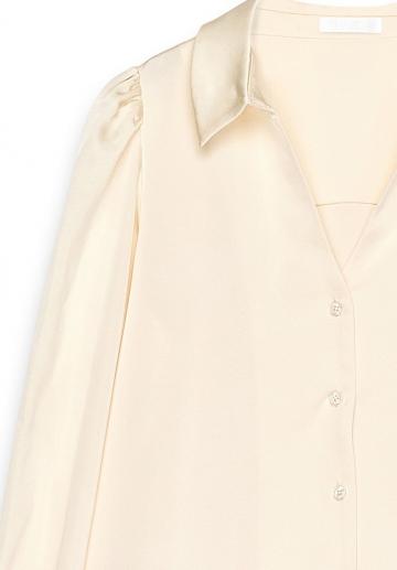 Атласная блузка