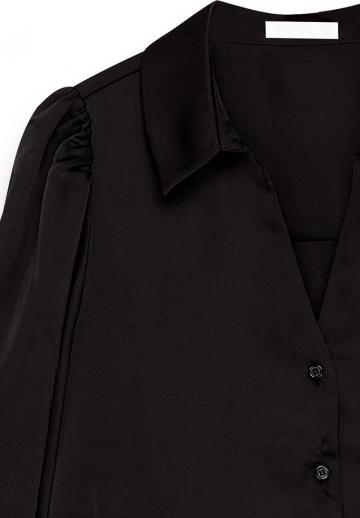 Атласная блузка