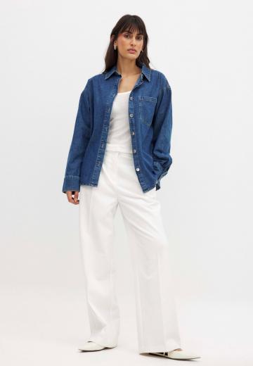 Джинсовая блузка