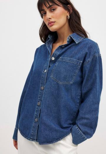 Джинсовая блузка