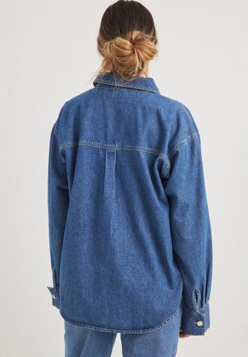 Джинсовая блузка