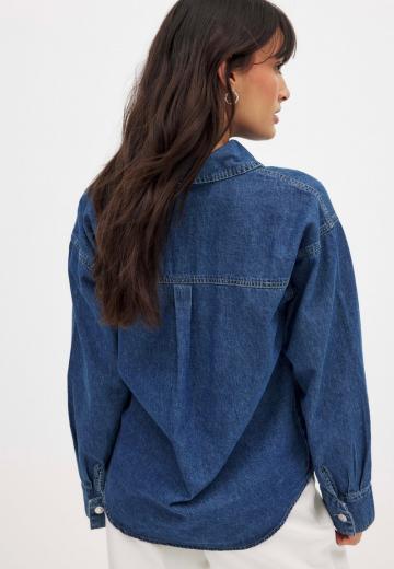 Джинсовая блузка