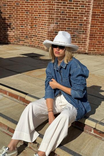 Джинсовая блузка