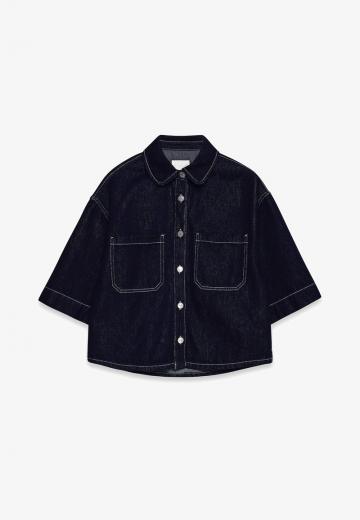 Джинсовая блузка