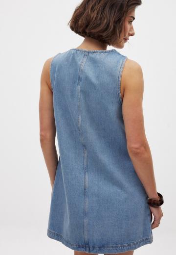 Джинсовое платье