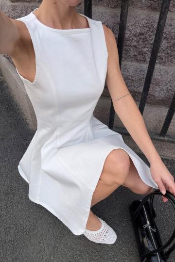 Джинсовое платье