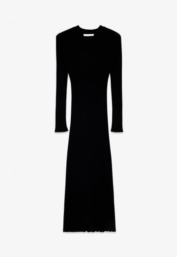 Вязаное платье