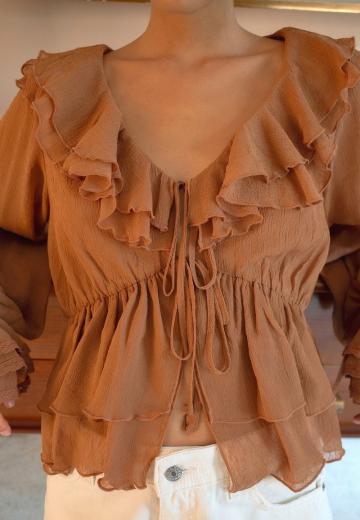 Шифоновая блузка