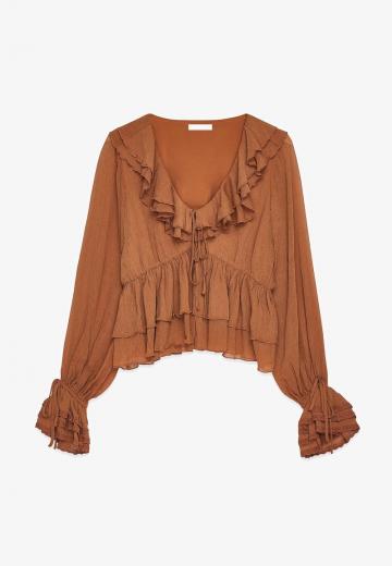 Шифоновая блузка