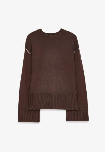 Длинный пуловер