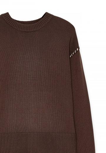 Длинный пуловер