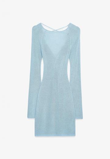 Вязаное платье