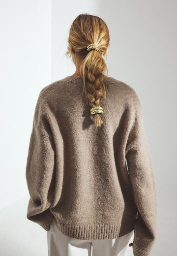 Длинный пуловер