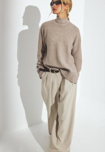 Длинный пуловер