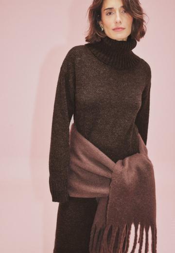 Вязаное платье