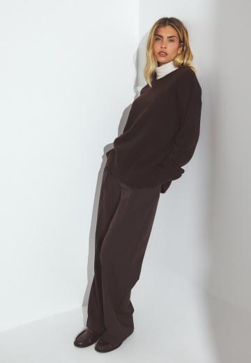 Длинный пуловер