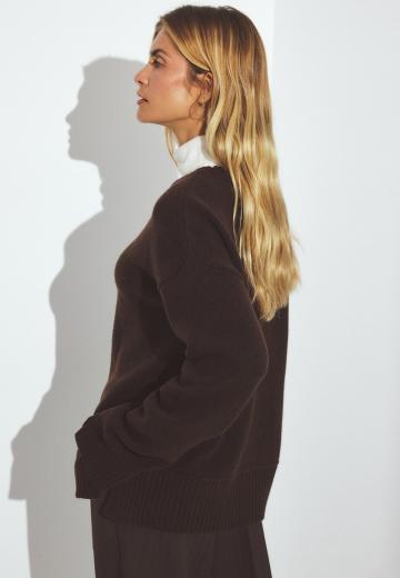 Длинный пуловер