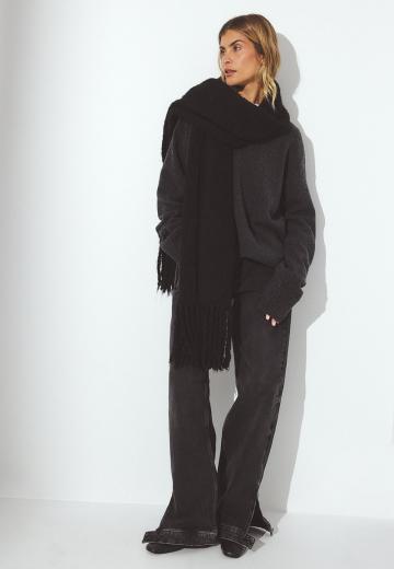 Длинный пуловер