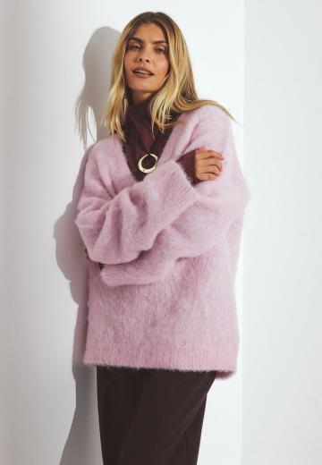 Длинный пуловер