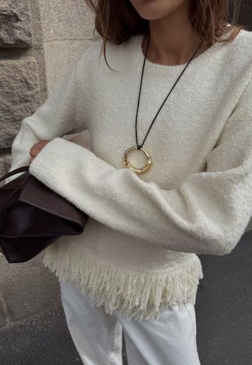 Длинный пуловер