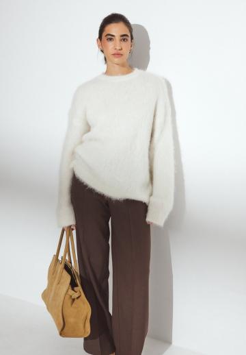 Длинный пуловер