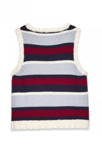 Пуловер без рукавов