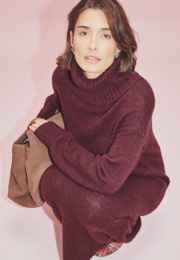 Вязаное платье