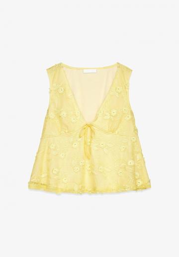 Блузка без рукавов