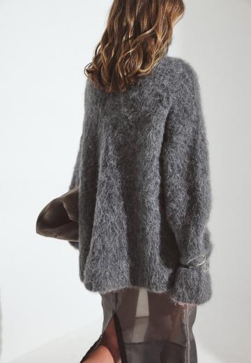 Длинный пуловер