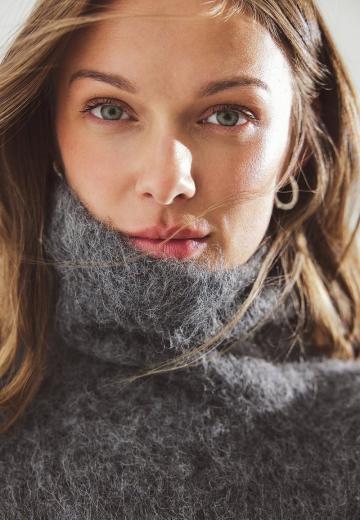 Длинный пуловер