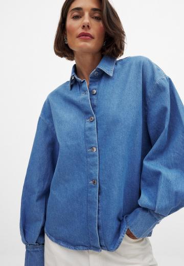 Джинсовая блузка