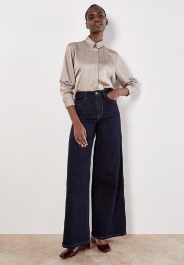 Атласная блузка