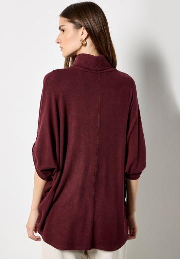 Пуловер с рукавом три четверти