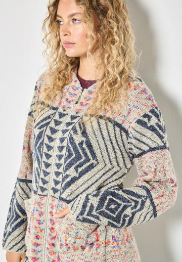 Жаккардовая кофта
