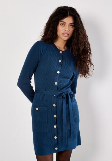 Вязаное платье