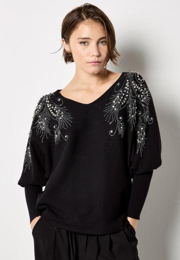 Длинный пуловер