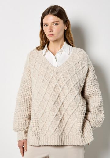 Длинный пуловер