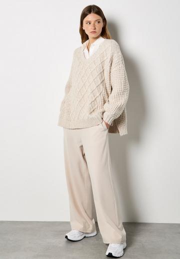 Длинный пуловер